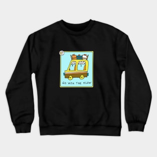 Vintage Van & Go with the flow! Crewneck Sweatshirt